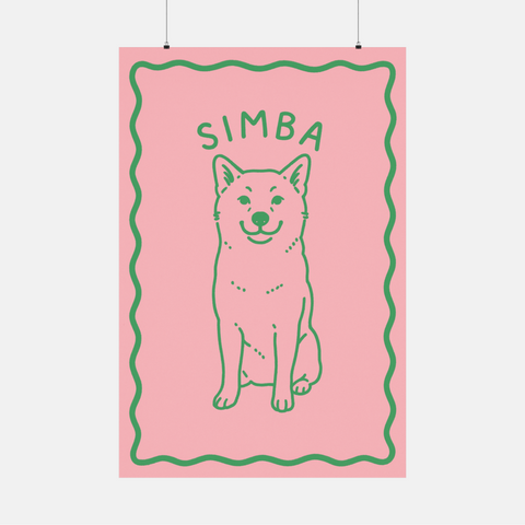 Custom Simple Drawing Poster