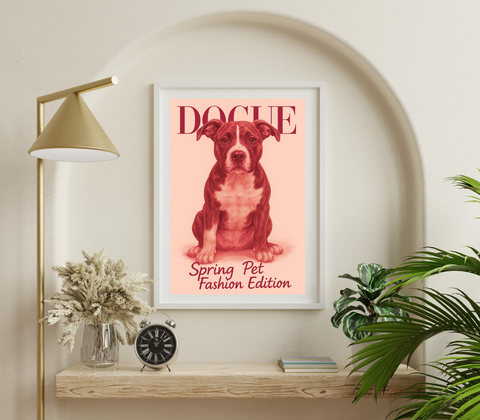 Custom Cover Magazine Style Poster