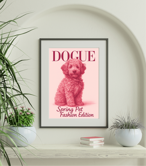 Custom Cover Magazine Style Poster