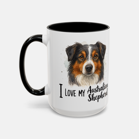 Custom "I Love My Breed" Mug