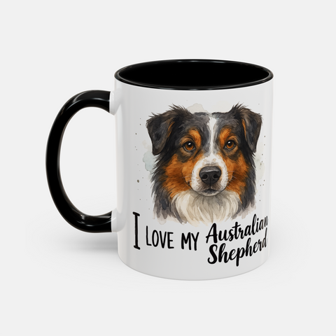 Custom "I Love My Breed" Mug