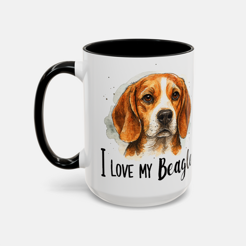 Custom "I Love My Breed" Mug