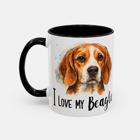 Custom "I Love My Breed" Mug