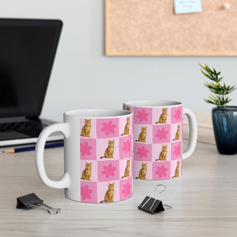 Custom Checkered Pet Mug
