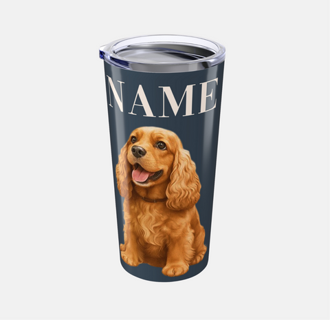 Custom Pet Portrait Tumbler
