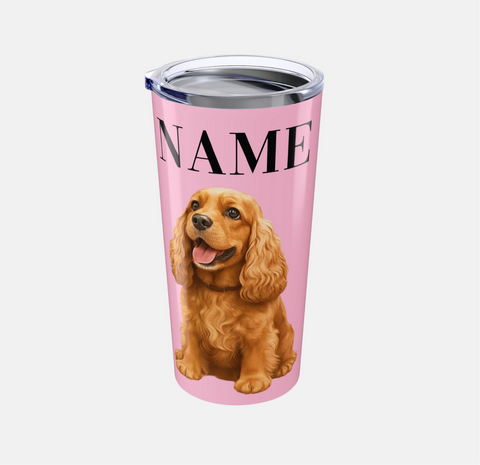 Custom Pet Portrait Tumbler