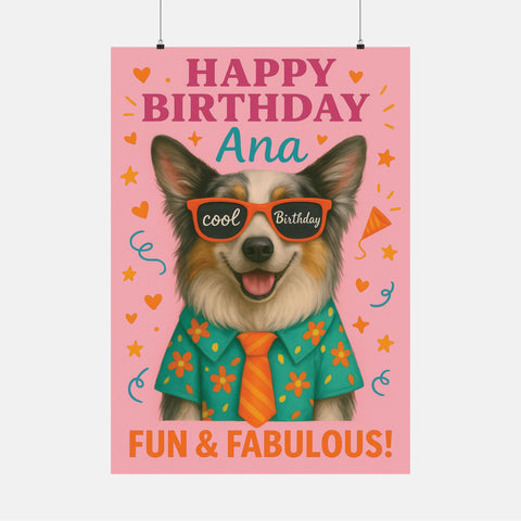 Custom Birthday Poster