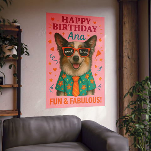 Custom Birthday Poster