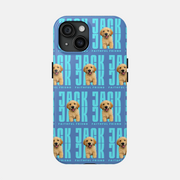 Custom Mosaic Pet Portrait Phone Case — personalised pet phone case — Petunia Woof