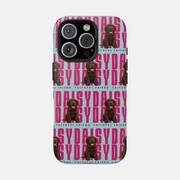 Custom Mosaic Pet Portrait Phone Case — personalised pet phone case — Petunia Woof