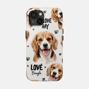 Custom Love My Pet Phone Case