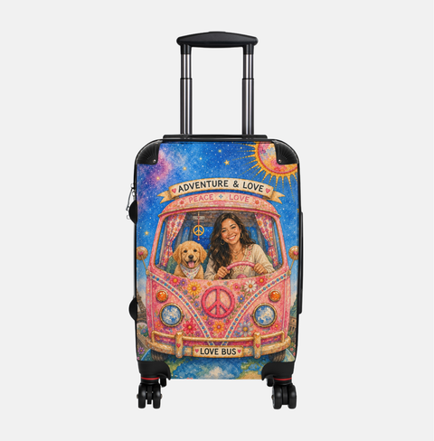 Custom Dog Mom Luggage