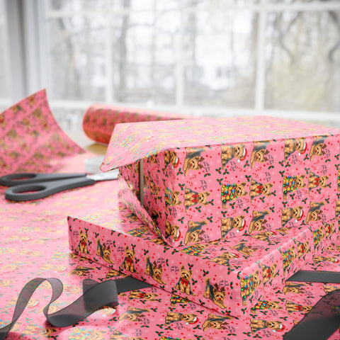 Custom Christmas Pet Wrapping Paper