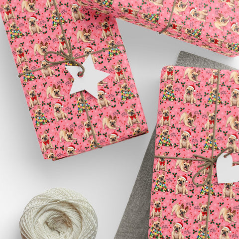 Custom Christmas Pet Wrapping Paper