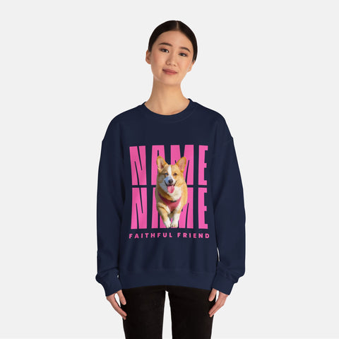 Custom Billboard Sweatshirt | Pink Font