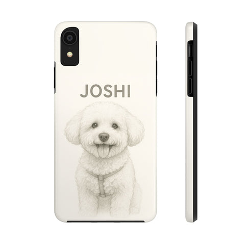Custom Pet Pencil Drawing Though Phone Case