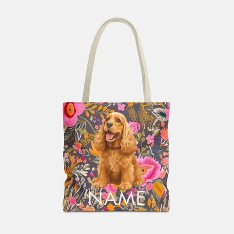 Custom Pet Portrait Tote Bag