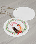 Personalized Pet Picture Christmas Ornament - Petunia Woof