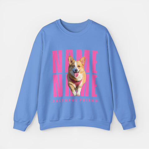 Custom Billboard Sweatshirt | Pink Font