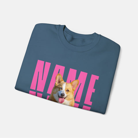 Custom Billboard Sweatshirt | Pink Font