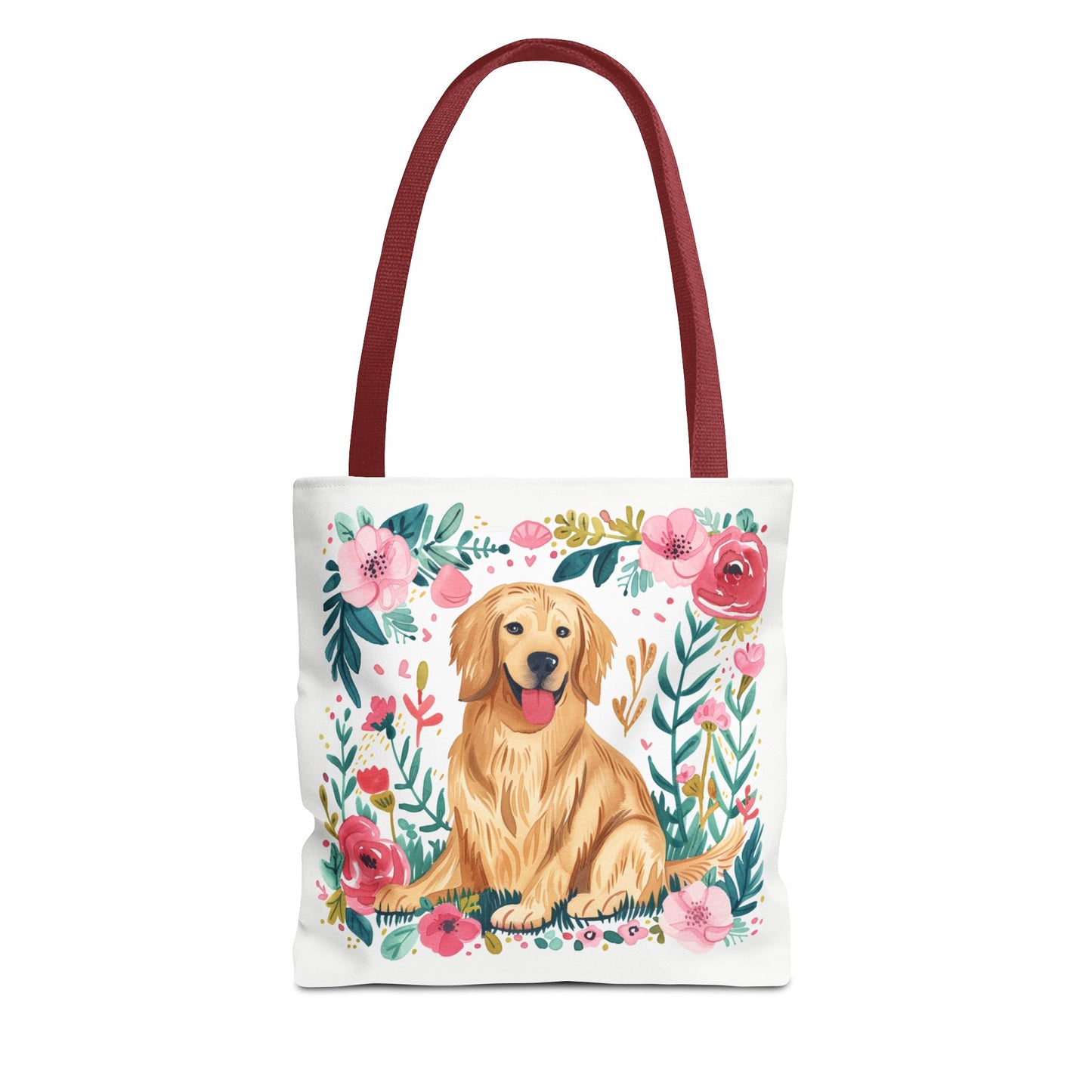 Cute Golden Retriever Tote Bag - Golden Retriever Lovers Perfect Gift - Petunia Woof