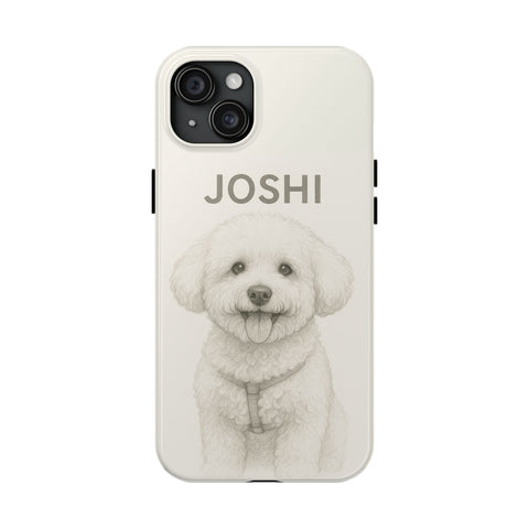 Custom Pet Pencil Drawing Though Phone Case