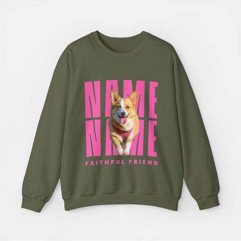 Custom Billboard Sweatshirt | Pink Font