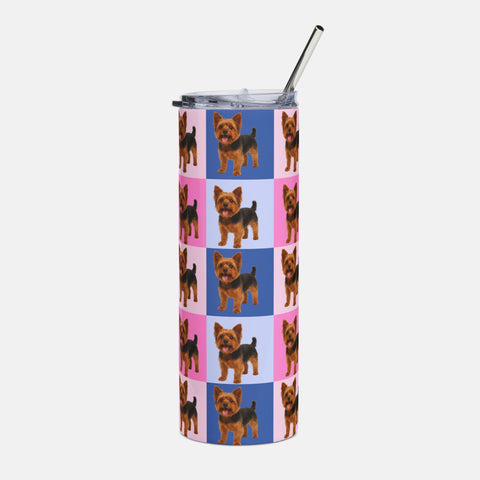 Custom Checkered Tumbler