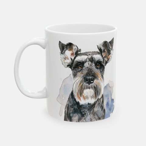 Schnauze Watercolor Dog Mug