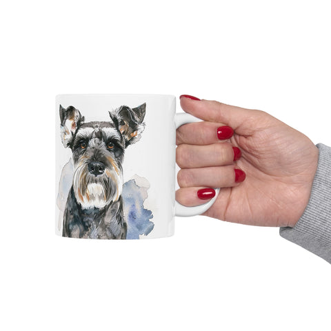 Schnauze Watercolor Dog Mug