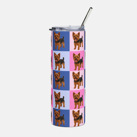 Custom Checkered Tumbler