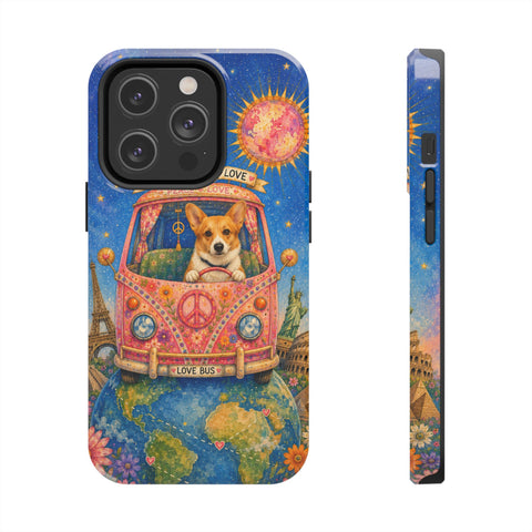 Custom Around The World With My Dog Phone Case