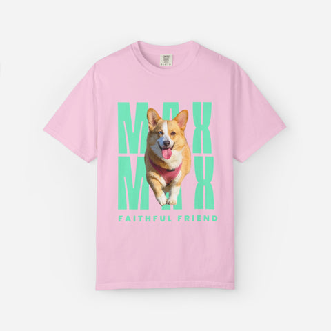 Billboard Custom Pet T-Shirt | Mint Font