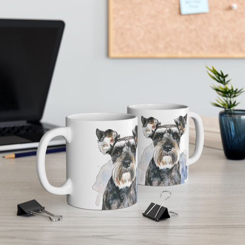 Schnauze Watercolor Dog Mug