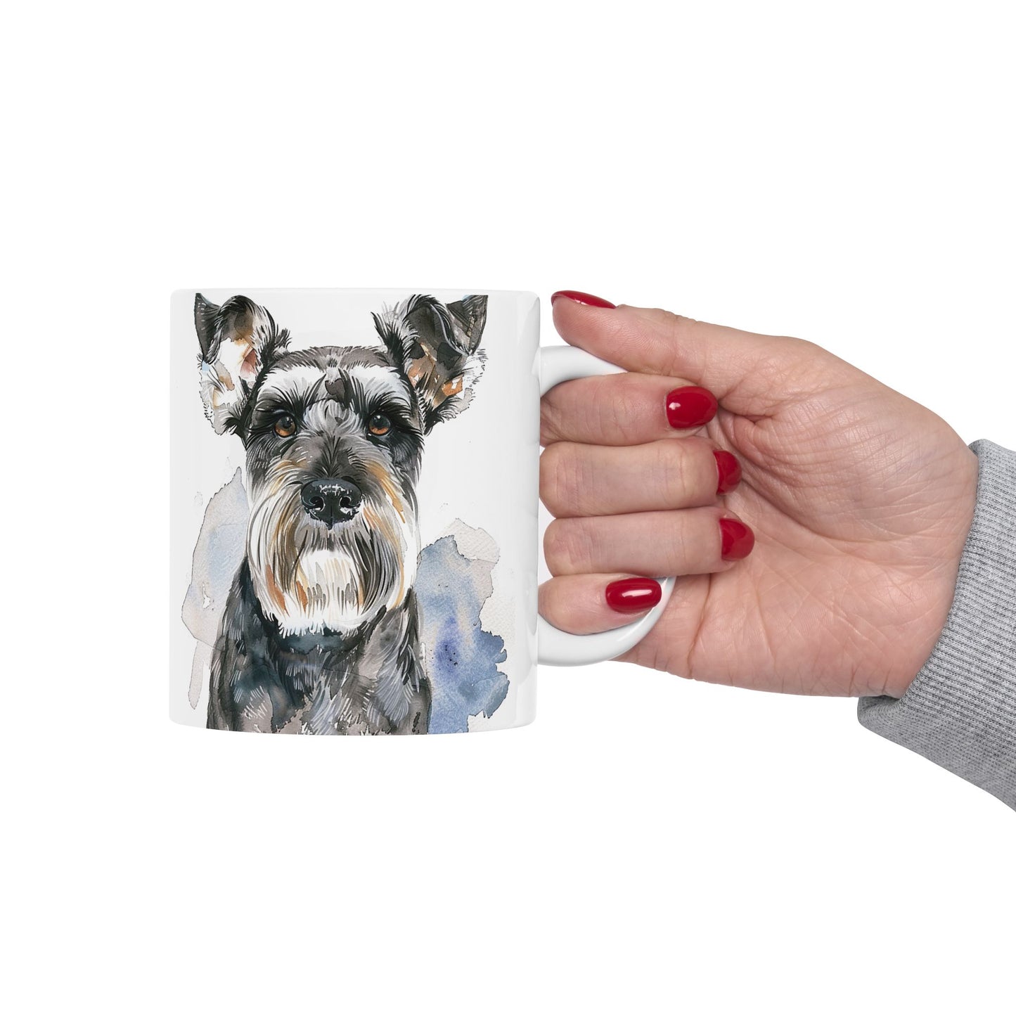 Schnauze Watercolor Dog Ceramic Mug - Perfect Gift for Dog Lovers - Petunia Woof