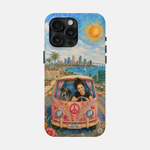 Custom San Diego Sunshine Ride Phone Case
