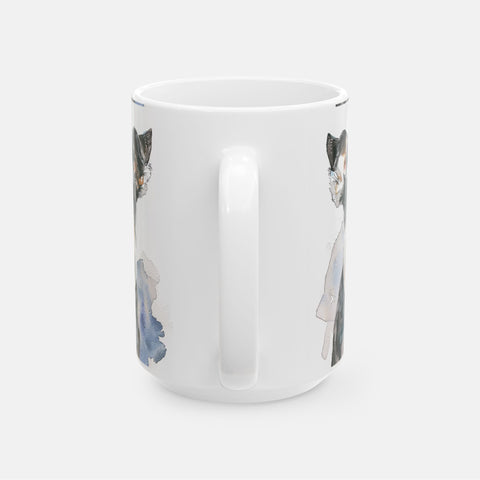 Schnauze Watercolor Dog Mug
