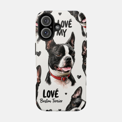 Custom Love My Pet Phone Case