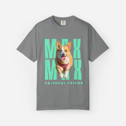 Billboard Custom Pet T-Shirt | Mint Font