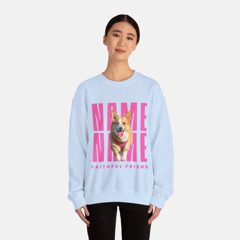 Custom Billboard Sweatshirt | Pink Font