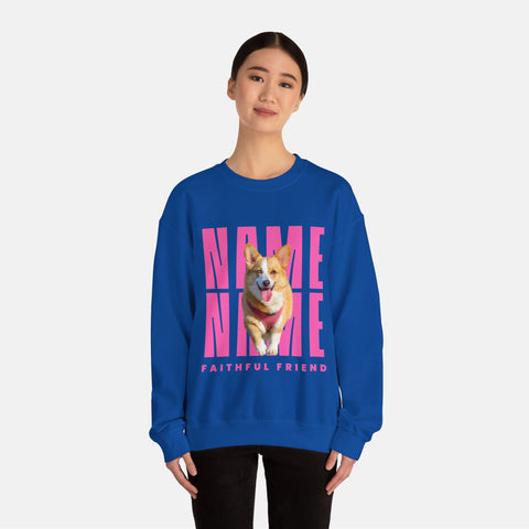 Custom Billboard Sweatshirt | Pink Font