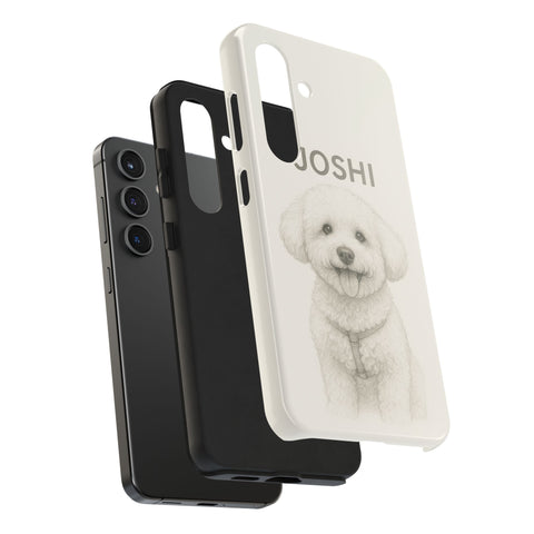 Custom Pet Pencil Drawing Though Phone Case