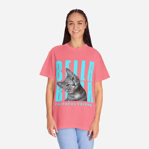 Billboard Custom Pet T-Shirt | Blue Font