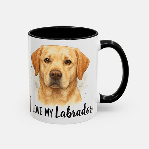 Custom "I Love My Breed" Mug