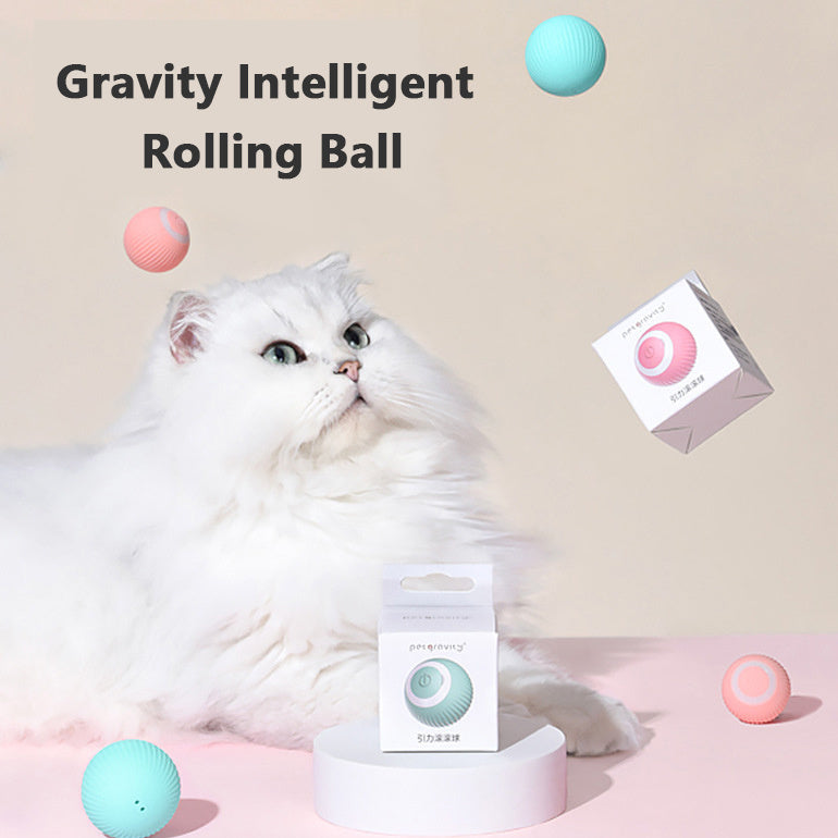 Smart Automatic rotating ball for Cats and Dogs - Petunia Woof