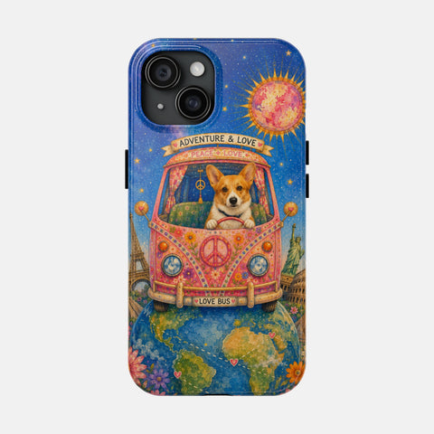 Custom Around The World With My Dog Phone Case