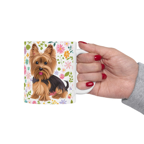 Yorkshire Floral Mug