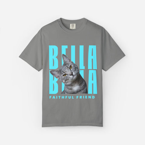 Billboard Custom Pet T-Shirt | Blue Font