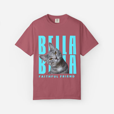 Billboard Custom Pet T-Shirt | Blue Font