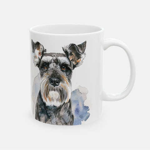 Schnauze Watercolor Dog Mug